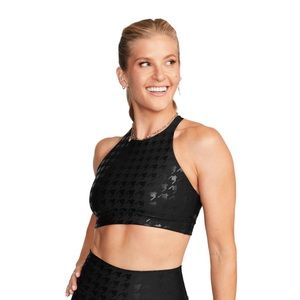 NWT Peleton Show up digital foil high neck bra